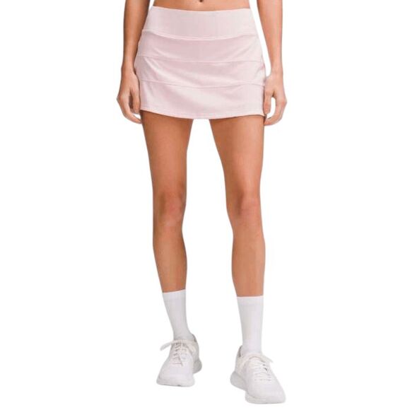 LULULEMON ATHLETICA Pace Rival Mid-Rise Skirt In Flush Pink Size 0 - Picture 2 of 4